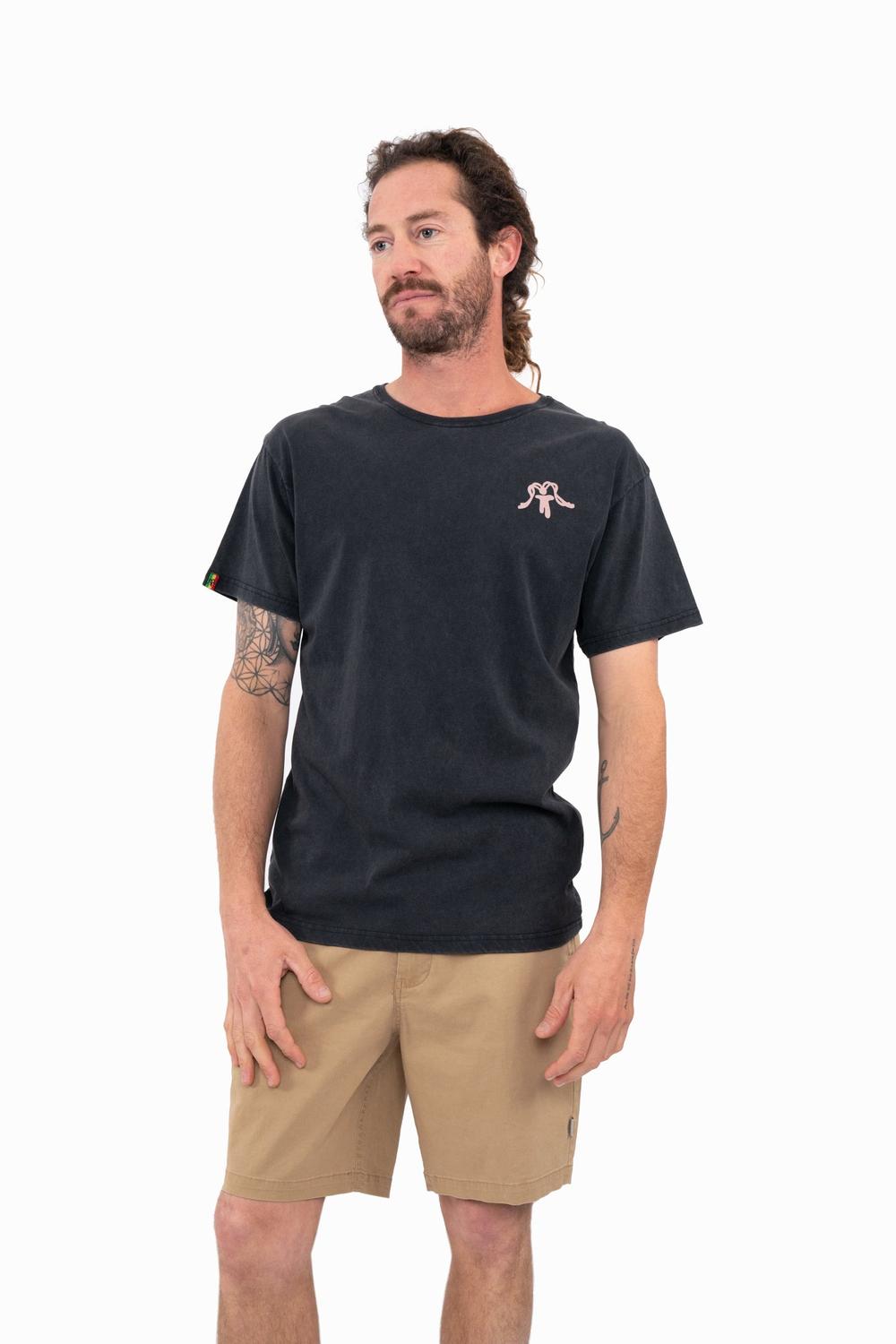 Polera Orgánica Classy Negra Minilogo