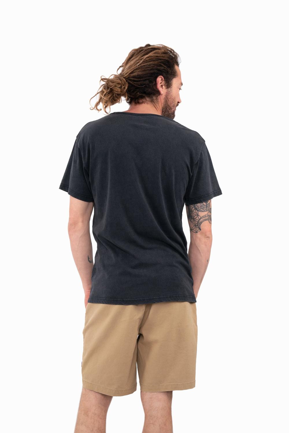 Polera Orgánica Classy Negra Minilogo