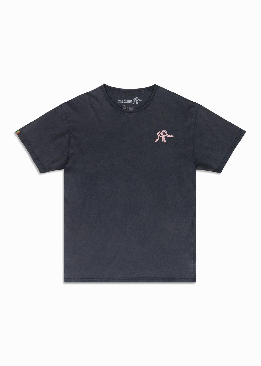 Polera Orgánica Classy Negra Minilogo