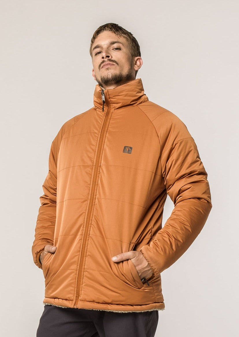 Parka Reversible Chiporro Luma Terracota