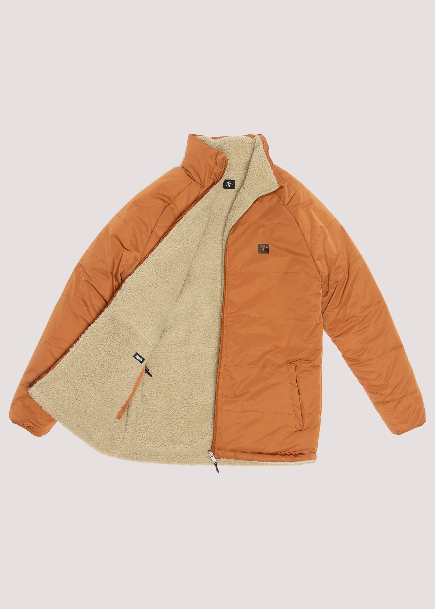 Parka Reversible Chiporro Luma Terracota