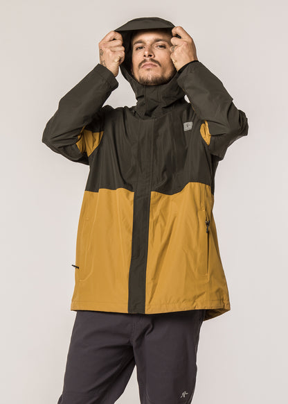 Cortaviento Impermeable Nortazo Gris Camel