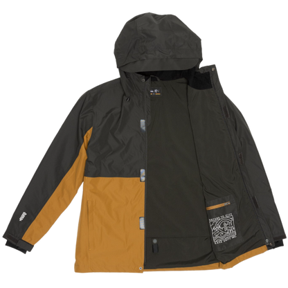 Cortaviento Impermeable Nortazo Gris Camel