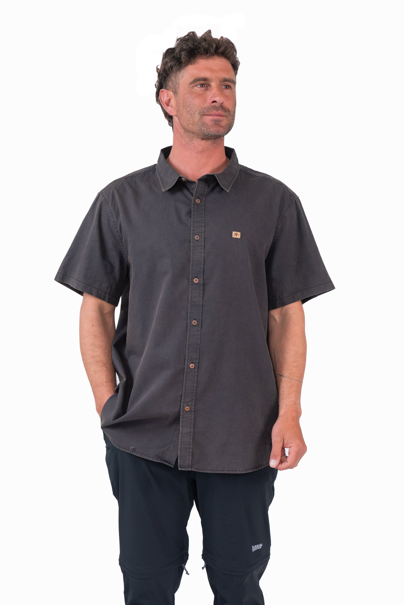 Camisa Cotton Negra