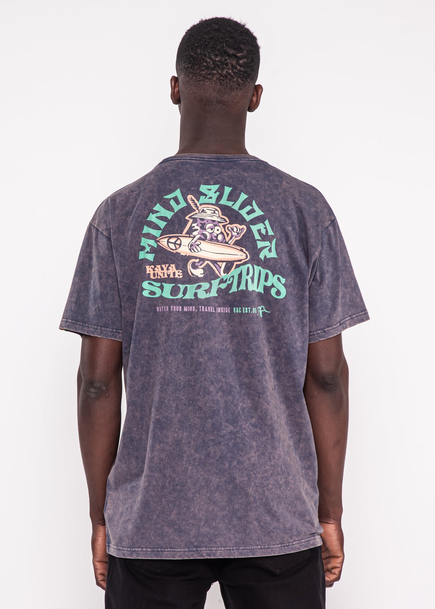 T-Shirt Surf Navy Green