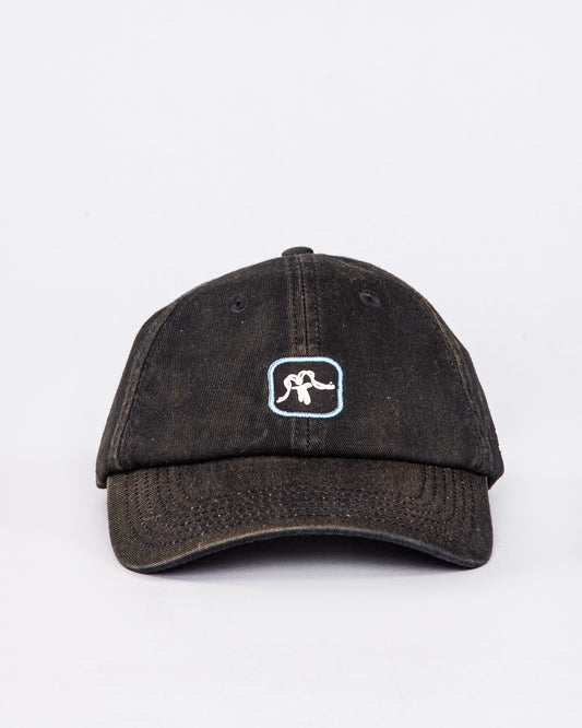 CAP LOGO DAD SOLID BLACK